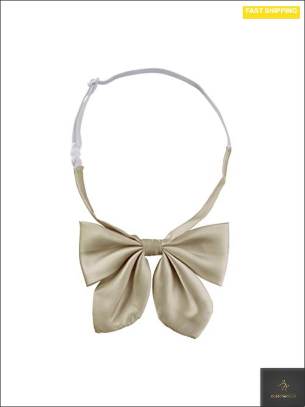 Pre-tied Solid Color Bowknot Bow Tie for School Uniform